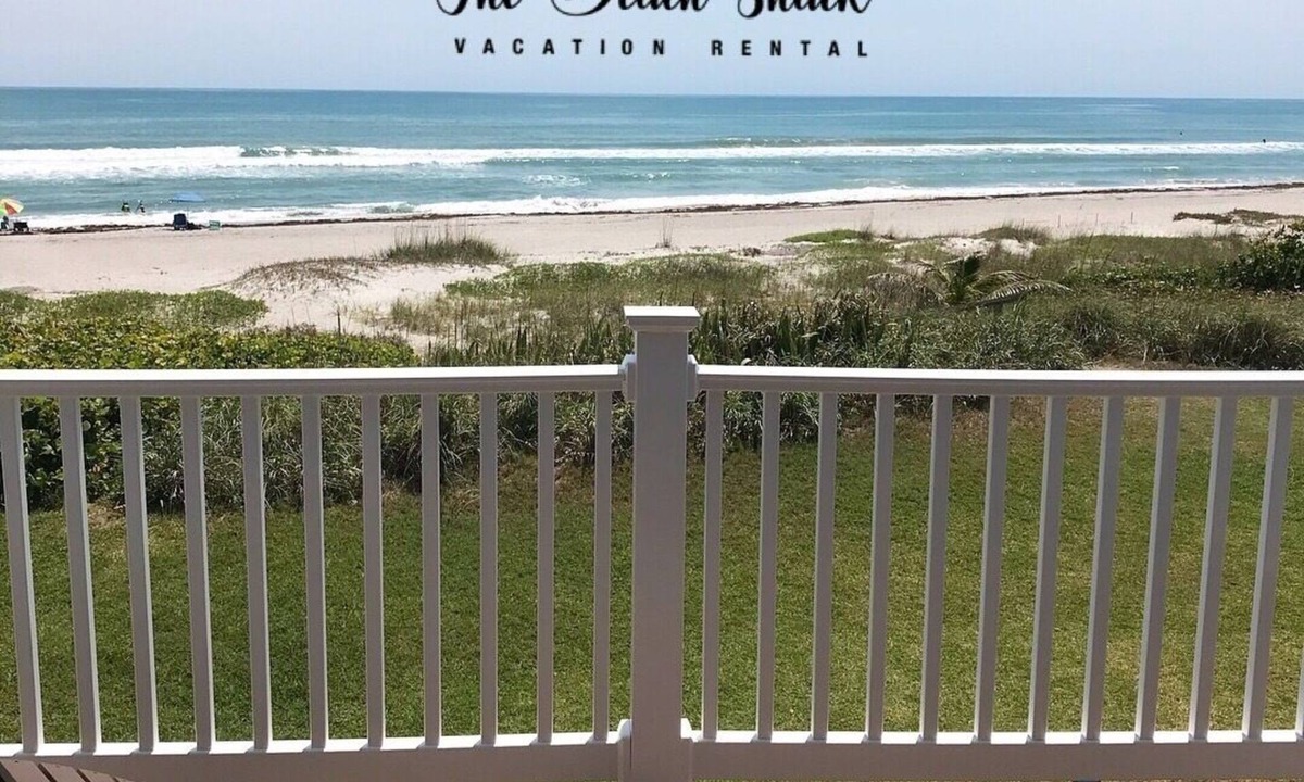 Indialantic By The Sea House | THE BEACH SHACK, a stylish oceanfront townhouse on quiet corner of Indialantic!