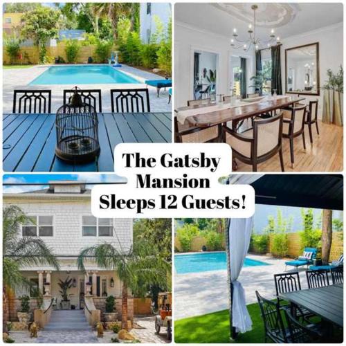 Downtown Historic District House | The Gatsby Mansion Heated Pool Heart of Town