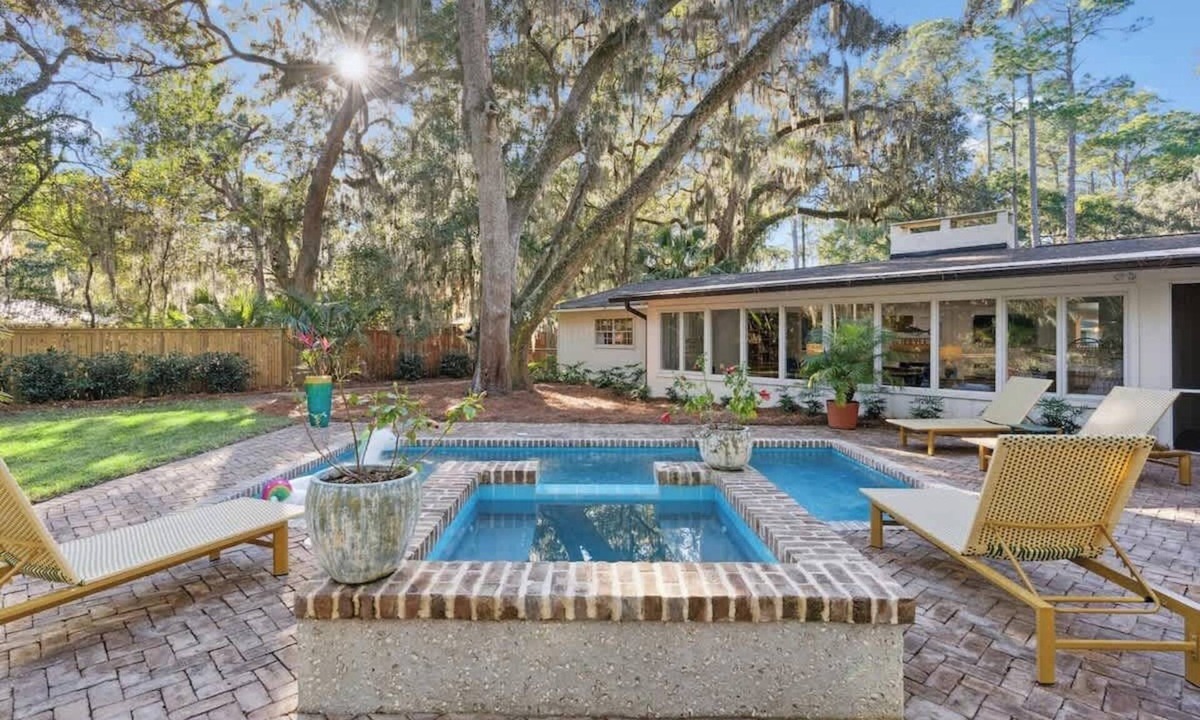 Jekyll Island House | Tidepool - Private Pool & Hot Tub