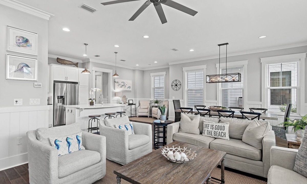 Santa Rosa Beach House | TipSea Turtle | Golf Cart, Bikes, Pond Views in NatureWalk