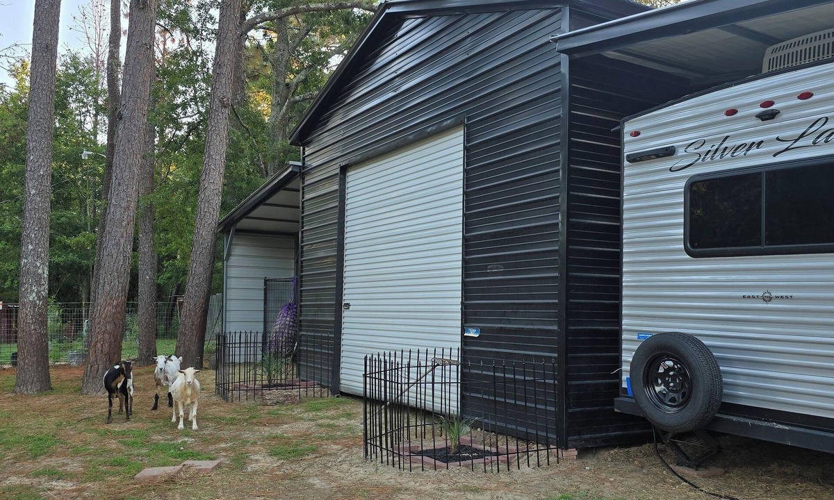 Aiken House | Tranquil RV in charming Aiken in private paddock with room for your horses.