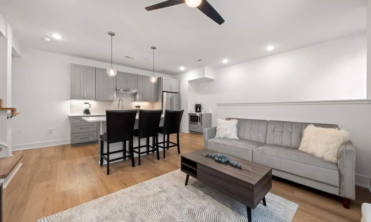 Wesley Heights Condo | Unique 2-BR Stay—Walk to BofA Stadium—City Views!
