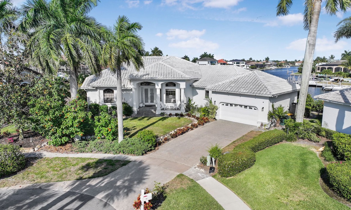 Marco Island House | Waterfront home on key lot w/pool, spa & views