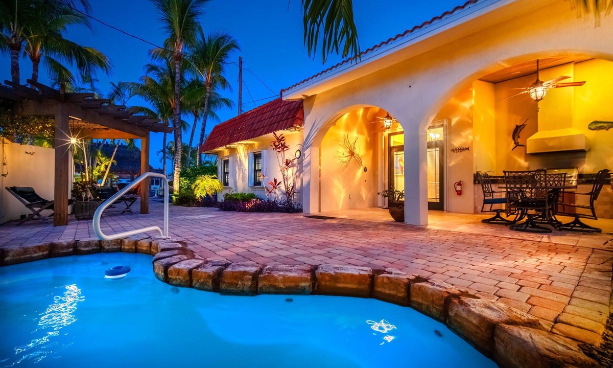 Little Venice House | Waterfront Pool Home w/Private Dock, Tiki Hut & Backyard Oasis