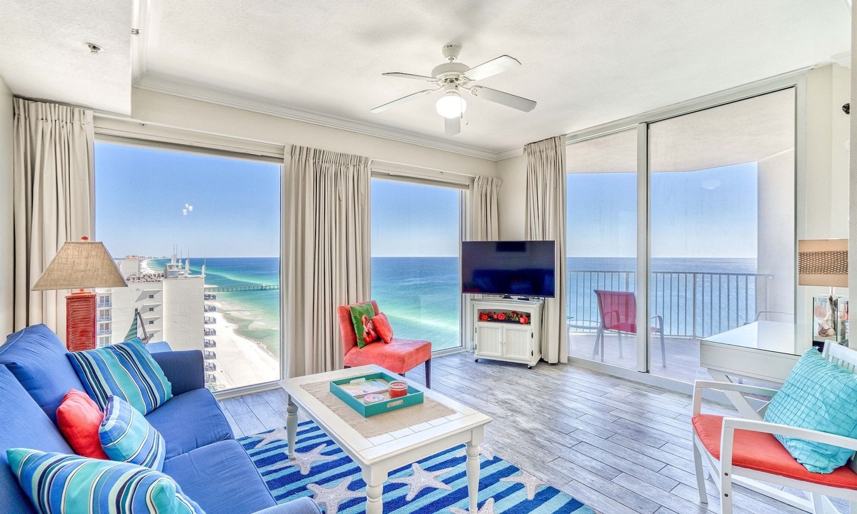 Panama City Beach Resort | *Wonderful Views!* Gulf Front! July 27 - 30 open!