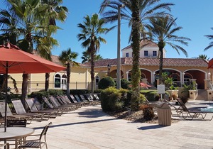 3 bedroom villa (Sleeps 8) in a tropical Tuscan style resort near Disney