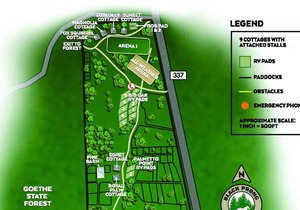35 minutes from both Gainesville and Ocala, 20 minutes from HITS