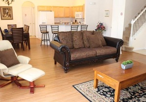 4 bedroom 3 bathroom pool home with water view at small gated community of High Grove Resort