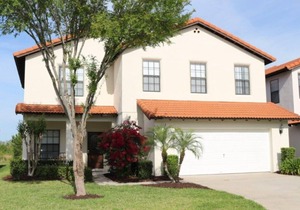 4 bedroom 3 bathroom pool home with water view at small gated community of High Grove Resort