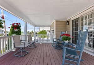 5 bedroom, 4 bath home is just nine houses from the entrance to a dune-protected beach