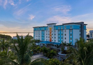 Accessible Deluxe Room w/Two Queen Beds, Private Balcony, & Marina Views