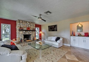 Bayfront Florida Retreat with Boat Lift and Fire Pit!