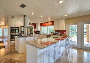 Bayfront Florida Retreat with Boat Lift and Fire Pit!