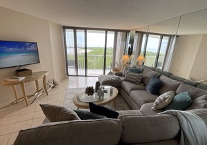 Beachfront Condominium in Marco Island with exhilarating sunset views.