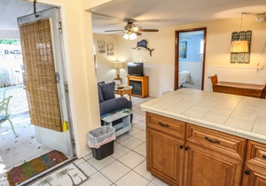 Bright beach home w. charming outdoors, close to beach