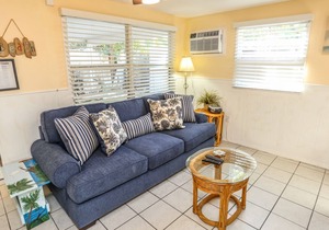 Bright beach home w. charming outdoors, close to beach