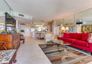 Budget-friendly, beautiful, clean condo with gulf views and a private balcony