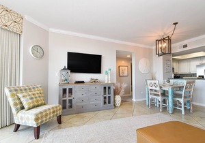 Coastal chic beachfront condo w/updates & private balcony!