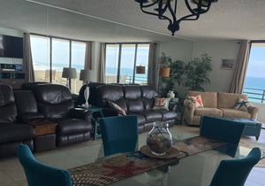 DIRECT OCEANFRONT from ENTIRE condo!! Sweeping views in popular Horizons Condos!