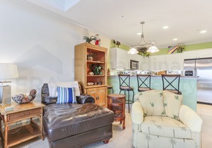 Dog Friendly! Nicely appointed 3 bedroom 3 bathroom townhome across the street from beach.