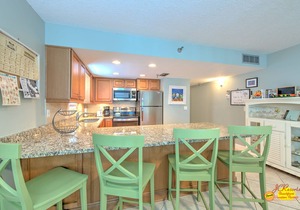 Emerald Isle 304 is a Gold Tier 2-bedroom 2 bath Corner Condo