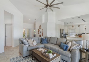 Enjoy Players Club Access in this Luxurious Naples Golf Course Home.