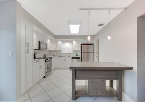 Features king bed, smart TV, coffee station