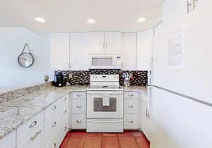Fifth floor oceanfront condo w/ pool access, ocean view, W/D, WiFi, & central AC