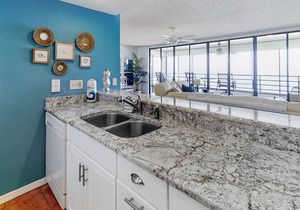 Fifth floor oceanfront condo w/ pool access, ocean view, W/D, WiFi, & central AC