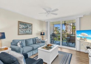 Free Beach Access at this Updated 2 Bed 2 Bath
