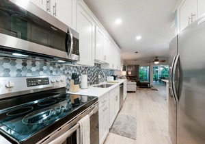 Lagoon Villa Home w/Private Patio, Serene Views, Great Location, & A/C - Dog OK