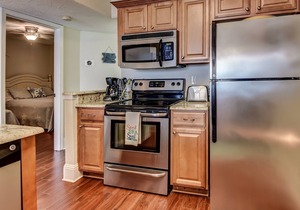 Oceanfront Ponce Inlet FL, Top-floor 2/2, Remodeled with higher kitchen ceiling