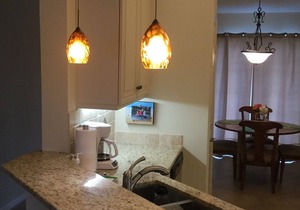 Pelican Bay 2 Bdrm, Updated Condo in Laurel Oaks. Fantastic view of Oakmont Lake