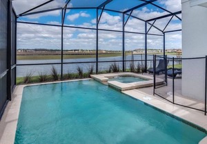 ✔️Pvt pool ✔️ SPA✔️ near Disney ✔️12 ppl ✔️ Clubhouse access
