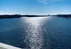 Quiet and Spacious Waterfront Condo across the street from beach!