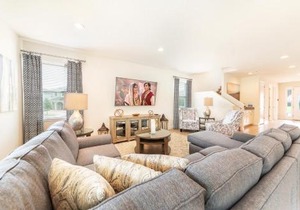 Spacious Home by Rentyl Near Disney with Private Pool, Movie Room, Air Hockey Table & Resort Amenities - 530B