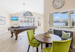 Stylish waterfront home w/ spectacular view, heated pool & hot tub