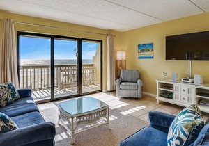 This beautifully remodeled beachfront town home Villa.