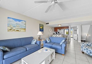 This exceptional corner unit is newly renovated and beautifully furnished to delight your senses.