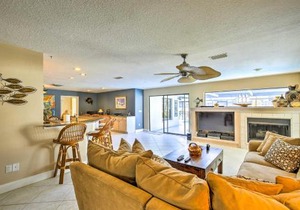 Tropical Apollo Beach House with Pool and Dock!