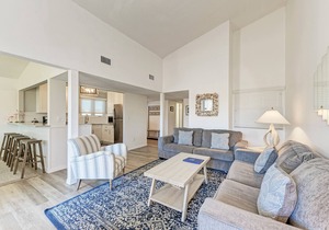 Unit #311 Sand Cay Beach Resort Pool and Garden View