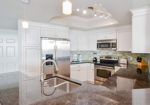 Updated chic, modern beachfront condo w/private balcony!