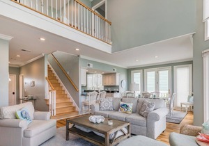 View the fairways & water all around and a slice of ocean view to boot!