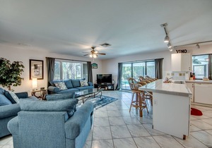 Walk to the Beach, Pool Home on the Canal - 8305 Estero Boulevard