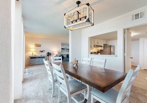 Waterfront condo with balcony, views, pool & tennis
