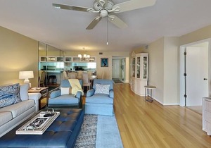 Waterfront Condo with Private Balcony, Pool, Dock Access.