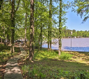 Lakefront Milledgeville Dock Porch 