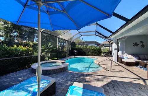 Bonita Springs House | 15 minutes from the beach. Pool house in gated community