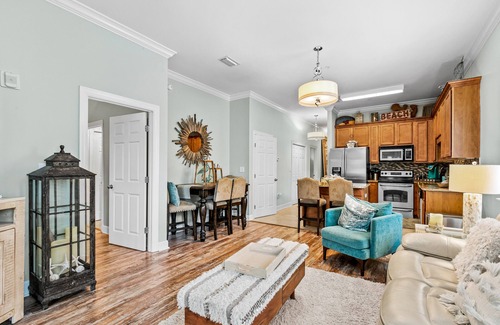 Seagrove Beach Condo | 2nd-floor condo with balcony, outdoor pool, bikes, outdoor shower, grills & AC