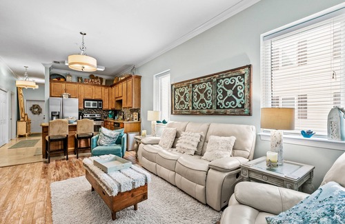 Seagrove Beach Condo | 2nd-floor condo with balcony, outdoor pool, bikes, outdoor shower, grills & AC
